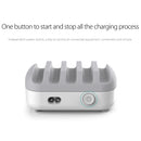 ORICO DUK-5P 40W 5 USB Ports Smart Charging Station with Phone & Tablet Stand(White)