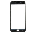 Front Screen Outer Glass Lens with Front LCD Screen Bezel Frame & OCA Optically Clear Adhesive for iPhone 8 Plus(Black)