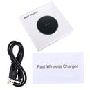 Q21 Fast Charging Wireless Charger Station with Indicator Light(Black)