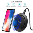 Q18 Fast Charging Qi Wireless Charger Station with Indicator Light(White)
