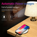 Q18 Fast Charging Qi Wireless Charger Station with Indicator Light(White)
