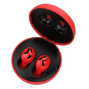 Xi9 Wireless Sports Charging Bin In-ear 5.0 Mini Bluetooth Earphone(Black Red)