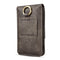 DG.MING Universal Cowskin Leather Protective Case Bag Waist Bag with Card Slots & Hook, For iPhone, Samsung, Sony, Huawei, Meizu, Lenovo, ASUS, Oneplus, Xiaomi, Cubot, Ulefone, Letv, DOOGEE, Vkworld, and other Smartphones Below 6.5 inch(Grey)