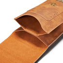DG.MING Universal Cowskin Leather Protective Case Bag Waist Bag with Card Slots & Hook