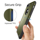 For iPhone 8 Plus & iPhone 7 Plus Shockproof Rugged Armor Protective Case(Army Green)