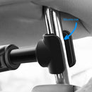ROCK Universal Car Back Seat Headrest Holder Mount, For iPhone, iPad, Galaxy, Huawei, Xiaomi, LG, Lenovo, Sony, HTC, other Smartphones and Tablets(Black)