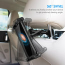 ROCK Universal Car Back Seat Headrest Holder Mount, For iPhone, iPad, Galaxy, Huawei, Xiaomi, LG, Lenovo, Sony, HTC, other Smartphones and Tablets(Black)