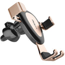 ROCK Vent Car Phone Holder Ball Joint Gravity Mount(Gold)