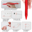Apple Pen Cover Anti-lost Protective Cover for Apple Pencil (Red)