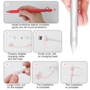 Apple Pen Cover Anti-lost Protective Cover for Apple Pencil(White)