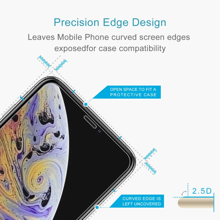 10 PCS 9H 2.5D Tempered Glass Film for iPhone XS Max