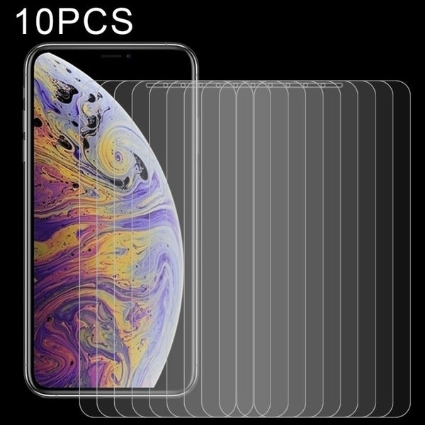 10 PCS 9H 2.5D Tempered Glass Film for iPhone XS Max