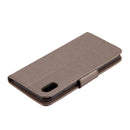 Embossed Butterfly Pattern Horizontal Flip Leather Case with Card Slot & Holder & Wallet & Lanyard For iPhone XR (Grey)