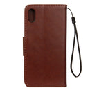 Embossed Butterfly Pattern Horizontal Flip Leather Case with Card Slot & Holder & Wallet & Lanyard For iPhone XR (Brown)