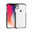 Diamond Texture TPU Case for iPhone XR(Black)