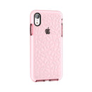 Diamond Texture TPU Case for iPhone XR(Pink)