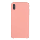 Four Corners Full Coverage Liquid Silicone Protective Case Back Cover for iPhone XS Max(Pink)