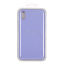 Four Corners Full Coverage Liquid Silicone Protective Case Back Cover for iPhone XS Max(Light Purple)