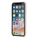 Four Corners Full Coverage Liquid Silicone Protective Case Back Cover for iPhone XS Max 6.5 inch(Light Pink)