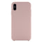 Four Corners Full Coverage Liquid Silicone Protective Case Back Cover for iPhone XS Max 6.5 inch(Light Pink)