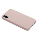 Four Corners Full Coverage Liquid Silicone Protective Case Back Cover for iPhone XS Max 6.5 inch(Light Pink)