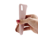 Four Corners Full Coverage Liquid Silicone Protective Case Back Cover for iPhone XS Max 6.5 inch(Light Pink)