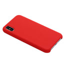 Four Corners Full Coverage Liquid Silicone Protective Case Back Cover for iPhone XS Max 6.5 inch(Red)