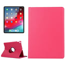 Litchi Texture Horizontal Flip 360 Degrees Rotation Leather Case for iPad Pro 11 inch (2018)ï¼Œwith Holder(Magenta)