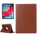 Litchi Texture Horizontal Flip 360 Degrees Rotation Leather Case for iPad Pro 11 inch (2018)ï¼Œwith Holder (Brown)