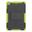 Tire Texture TPU+PC Shockproof Case for iPad Mini 2019, with Holder (Green)