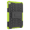 Tire Texture TPU+PC Shockproof Case for iPad Mini 2019, with Holder (Green)
