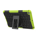 Tire Texture TPU+PC Shockproof Case for iPad Mini 2019, with Holder (Green)