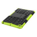 Tire Texture TPU+PC Shockproof Case for iPad Mini 2019, with Holder (Green)