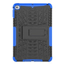 Tire Texture TPU+PC Shockproof Case for iPad Mini 2019, with Holder (Blue)