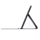 X-11B Skin Plain Texture Detachable Bluetooth Keyboard Tablet Case for iPad Pro 11 inch 2020 / 2018, with Pen Slot (Blue)