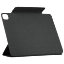 Horizontal Flip Ultra-thin Fixed Buckle Magnetic PU Leather Tablet Case With Three-folding Holder & Sleep / Wake-up Function For iPad Pro 11 (2021) / iPad Pro 11 inch (2020) / Pro 11 2018 / Air 2020 10.9(Black)