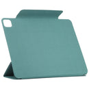 Horizontal Flip Ultra-thin Fixed Buckle Magnetic PU Leather Tablet Case With Three-folding Holder & Sleep / Wake-up Function For iPad Pro 11 (2021) / iPad Pro 11 inch (2020) / Pro 11 2018 / Air 2020 10.9(Green)