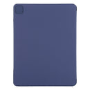 Horizontal Flip Ultra-thin Fixed Buckle Magnetic PU Leather Tablet Case With Three-folding Holder & Sleep / Wake-up Function For iPad Pro 11 (2021) / iPad Pro 11 inch (2020) / Pro 11 2018 / Air 2020 10.9(Dark Blue)