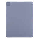 Horizontal Flip Ultra-thin Fixed Buckle Magnetic PU Leather Tablet Case With Three-folding Holder & Sleep / Wake-up Function For iPad Pro 11 (2021) / iPad Pro 11 inch (2020) / Pro 11 2018 / Air 2020 10.9(Purple)