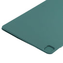 Horizontal Flip Ultra-thin Fixed Buckle Magnetic PU Leather Tablet Case With Three-folding Holder & Sleep / Wake-up Function For iPad Pro 11 (2021) / iPad Pro 11 inch (2020) / Pro 11 2018 / Air 2020 10.9(Dark Green)