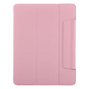Horizontal Flip Ultra-thin Fixed Buckle Magnetic PU Leather Tablet Case With Three-folding Holder & Sleep / Wake-up Function For iPad Pro 11 (2021) / iPad Pro 11 inch (2020) / Pro 11 2018 / Air 2020 10.9(Light Pink)