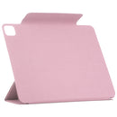 Horizontal Flip Ultra-thin Fixed Buckle Magnetic PU Leather Tablet Case With Three-folding Holder & Sleep / Wake-up Function For iPad Pro 11 (2021) / iPad Pro 11 inch (2020) / Pro 11 2018 / Air 2020 10.9(Light Pink)