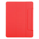 Horizontal Flip Ultra-thin Fixed Buckle Magnetic PU Leather Tablet Case With Three-folding Holder & Sleep / Wake-up Function For iPad Pro 11 (2021) / iPad Pro 11 inch (2020) / Pro 11 2018 / Air 2020 10.9(Red)