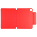 Horizontal Flip Ultra-thin Fixed Buckle Magnetic PU Leather Tablet Case With Three-folding Holder & Sleep / Wake-up Function For iPad Pro 11 (2021) / iPad Pro 11 inch (2020) / Pro 11 2018 / Air 2020 10.9(Red)