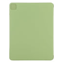 Horizontal Flip Ultra-thin Fixed Buckle Magnetic PU Leather Tablet Case With Three-folding Holder & Sleep / Wake-up Function For iPad Pro 11 (2021) / iPad Pro 11 inch (2020) / Pro 11 2018 / Air 2020 10.9(Grass Green)