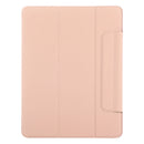 Horizontal Flip Ultra-thin Fixed Buckle Magnetic PU Leather Tablet Case With Three-folding Holder & Sleep / Wake-up Function For iPad Pro 11 (2021) / iPad Pro 11 inch (2020) / Pro 11 2018 / Air 2020 10.9(Gold)