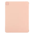 Horizontal Flip Ultra-thin Fixed Buckle Magnetic PU Leather Tablet Case With Three-folding Holder & Sleep / Wake-up Function For iPad Pro 11 (2021) / iPad Pro 11 inch (2020) / Pro 11 2018 / Air 2020 10.9(Gold)