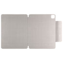 Horizontal Flip Ultra-thin Fixed Buckle Magnetic PU Leather Tablet Case With Three-folding Holder & Sleep / Wake-up Function For iPad Pro 11 (2021) / iPad Pro 11 inch (2020) / Pro 11 2018 / Air 2020 10.9(Grey)