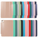 Horizontal Flip Ultra-thin Fixed Buckle Magnetic PU Leather Tablet Case With Three-folding Holder & Sleep / Wake-up Function For iPad Pro 11 (2021) / iPad Pro 11 inch (2020) / Pro 11 2018 / Air 2020 10.9(Rose Gold)