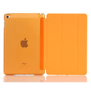 Pure Color Merge Horizontal Flip Leather Case for iPad Mini (2019) / iPad Mini 4, with Holder (Orange)